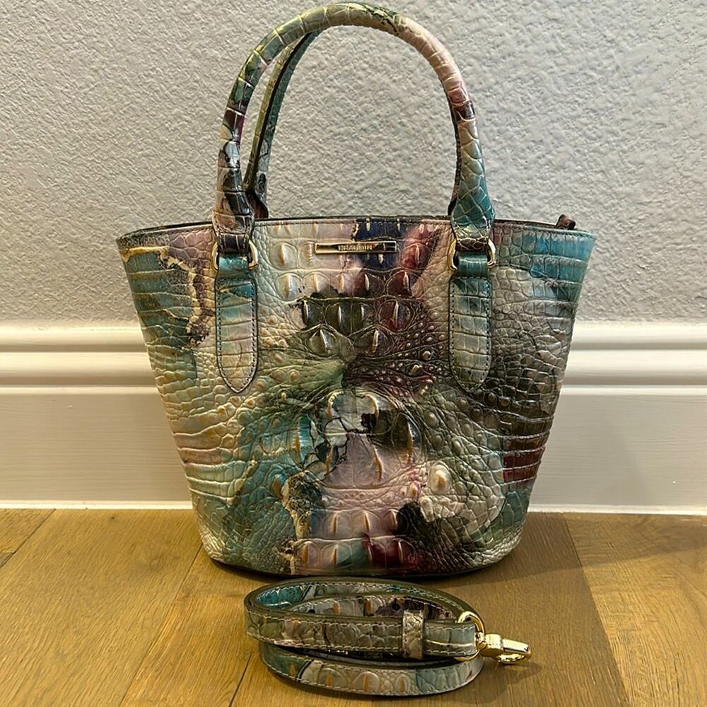 Brahmin Small Bowie Satchel Nirvana Melbourne Shoulder Handbag